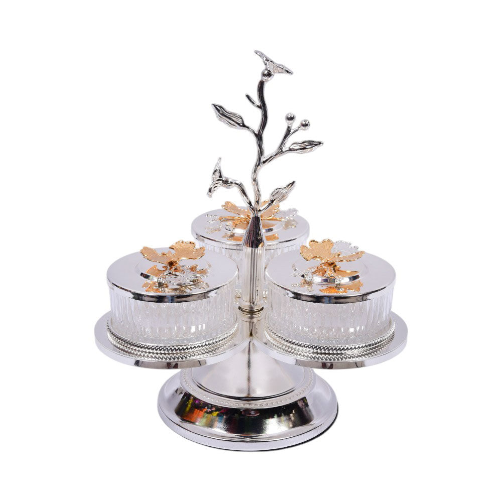 DRY FRUIT DISH WITH STAND 1213-14S