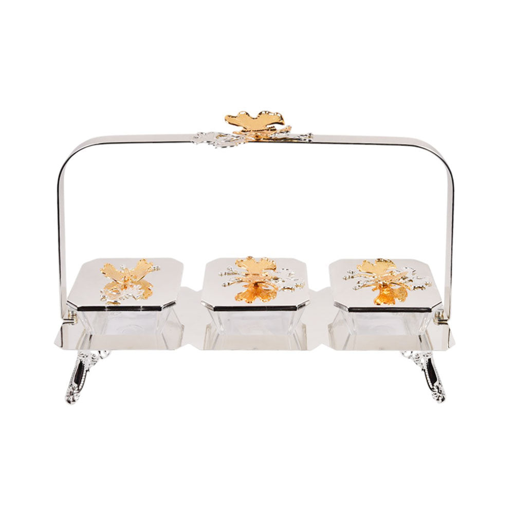 DRY FRUIT DISH WITH HANDLE 1213-12S