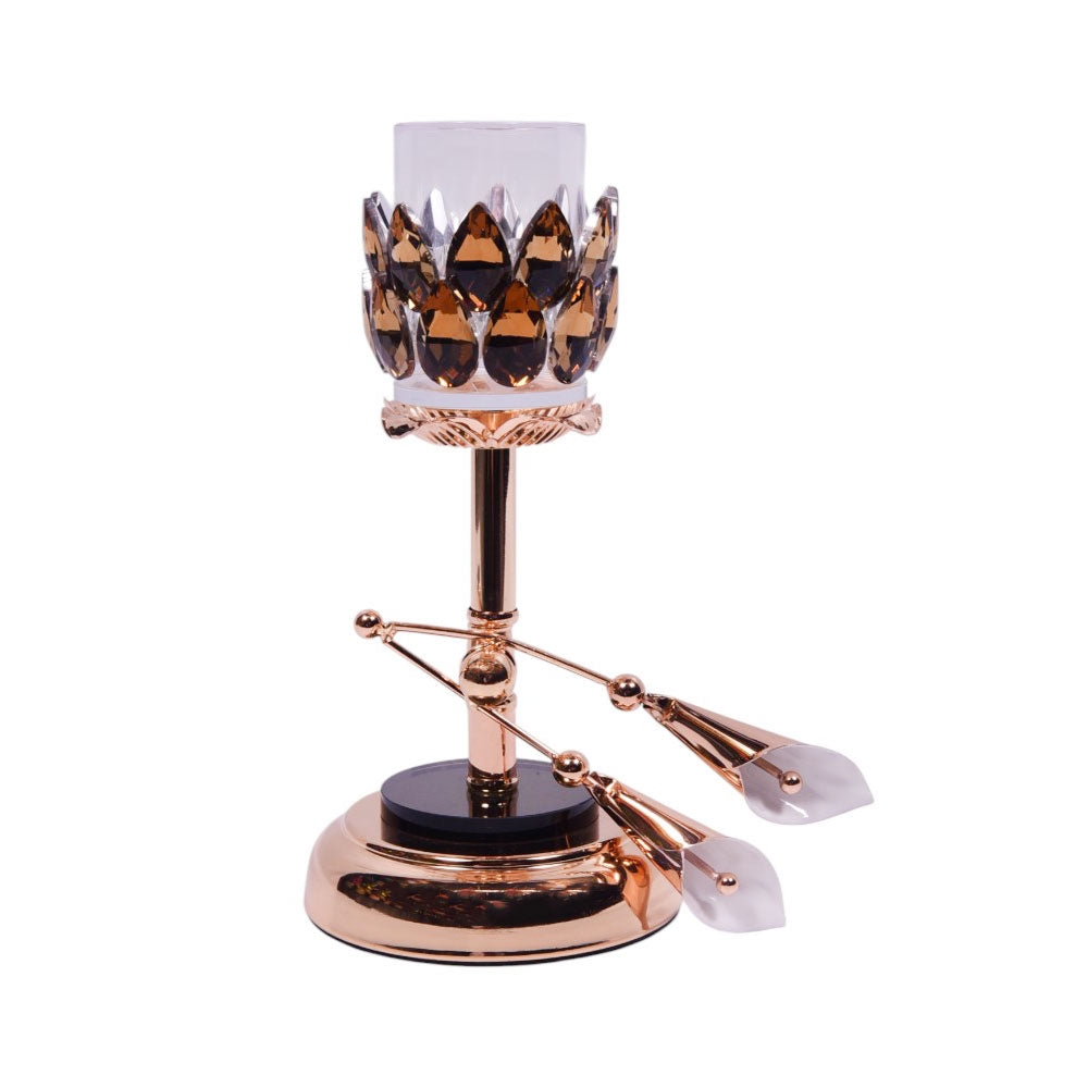 CANDLE STAND CRYSTAL H2123S