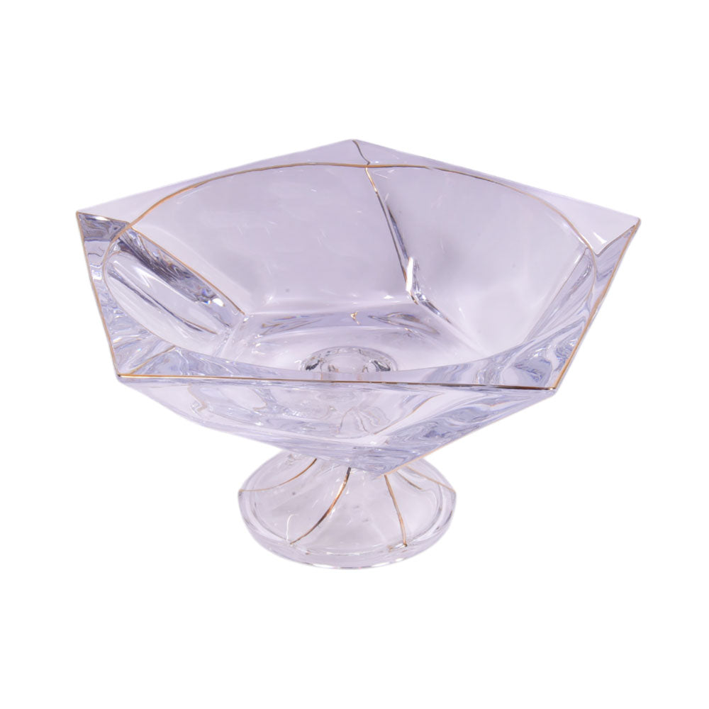BOWL CRYSTAL GOLDEN 0640-13