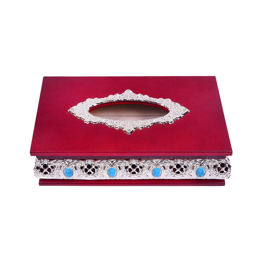 TISSUE BOX WOODEN AZ-007