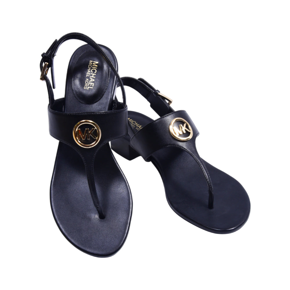 MK HANNAH THONG SANDAL FAUX LEATHER 49S5HFS3L BLACK 6