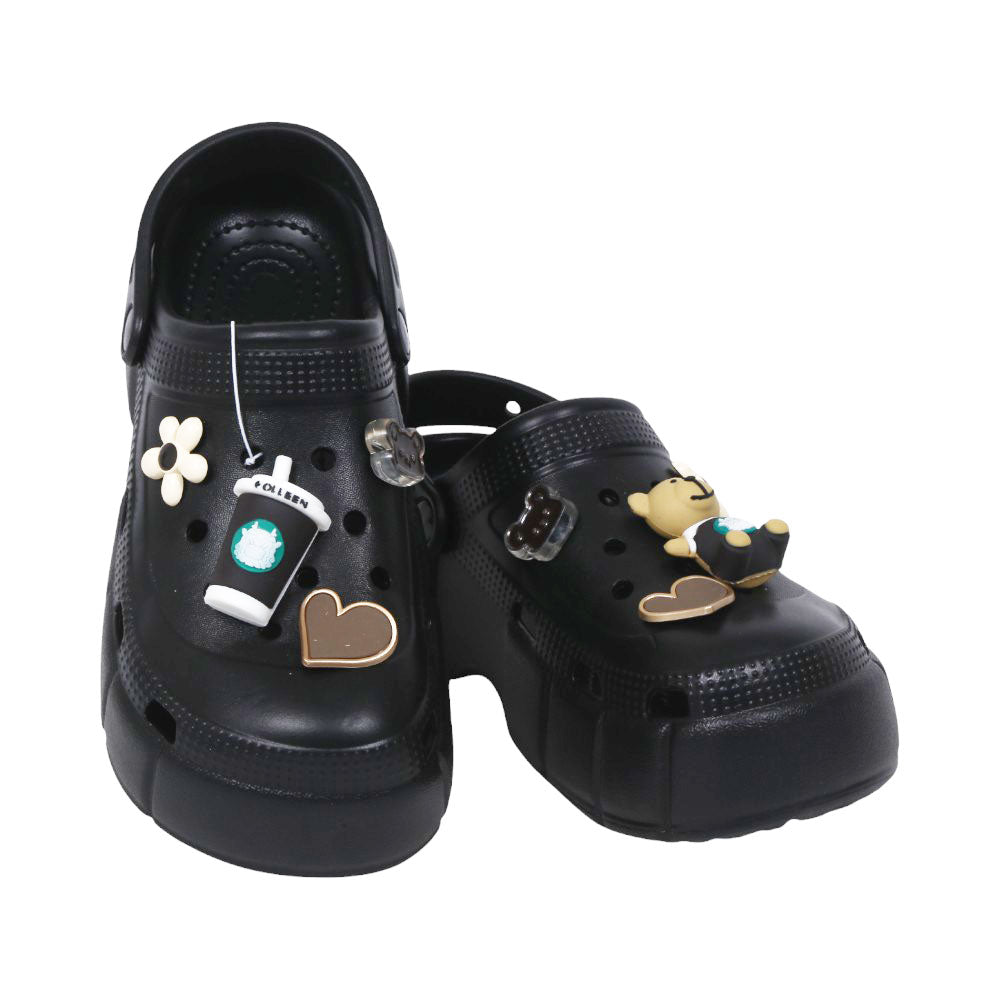 LADIES CROCS IR 35-40 BLACK EVA-E933+3