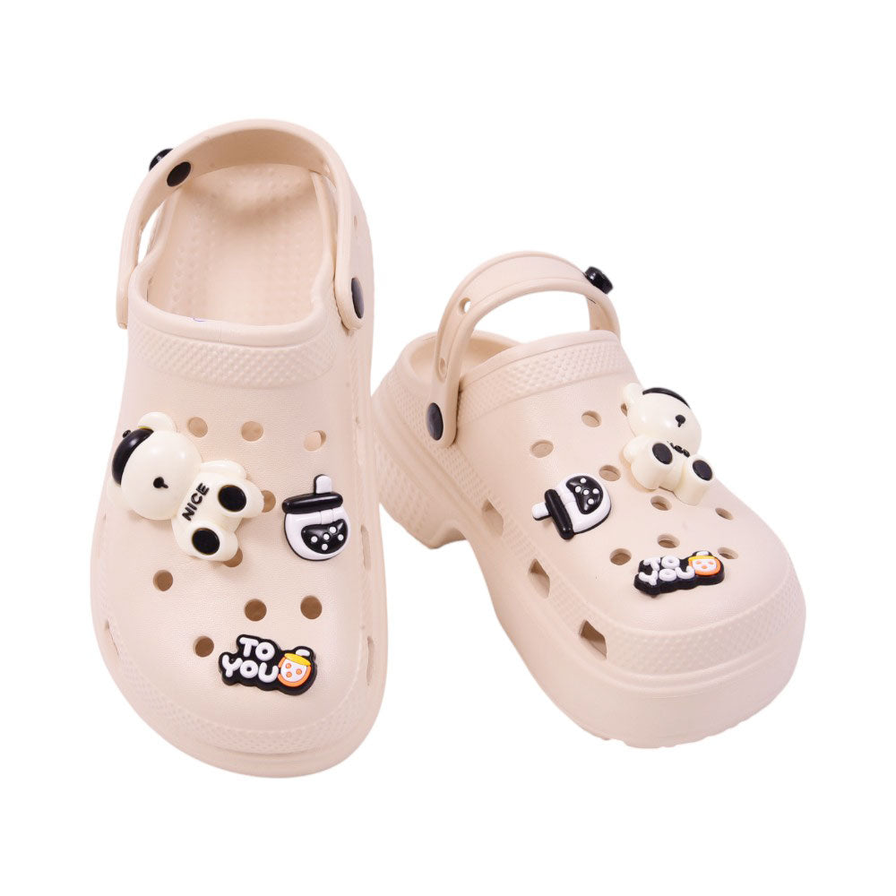 LADIES CROCS IR 35-40 BEIGE EVA-E935+1