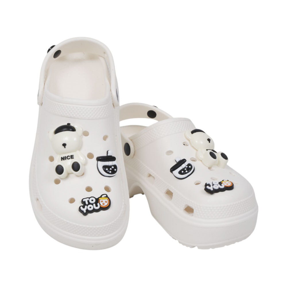 LADIES CROCS IR 35-40 WHITE EVA-E935+1