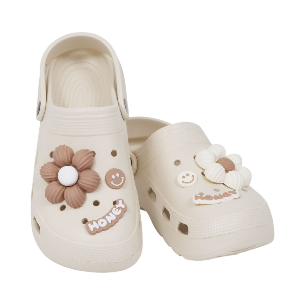 LADIES CROCS IR 35-40 BEIGE EVA-E956+1