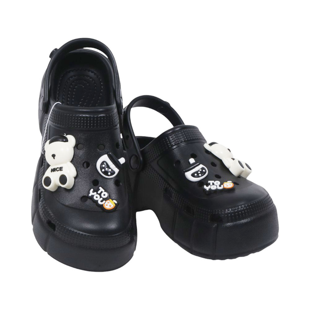 LADIES CROCS IR 35-40 BLACK EVA-E933+2