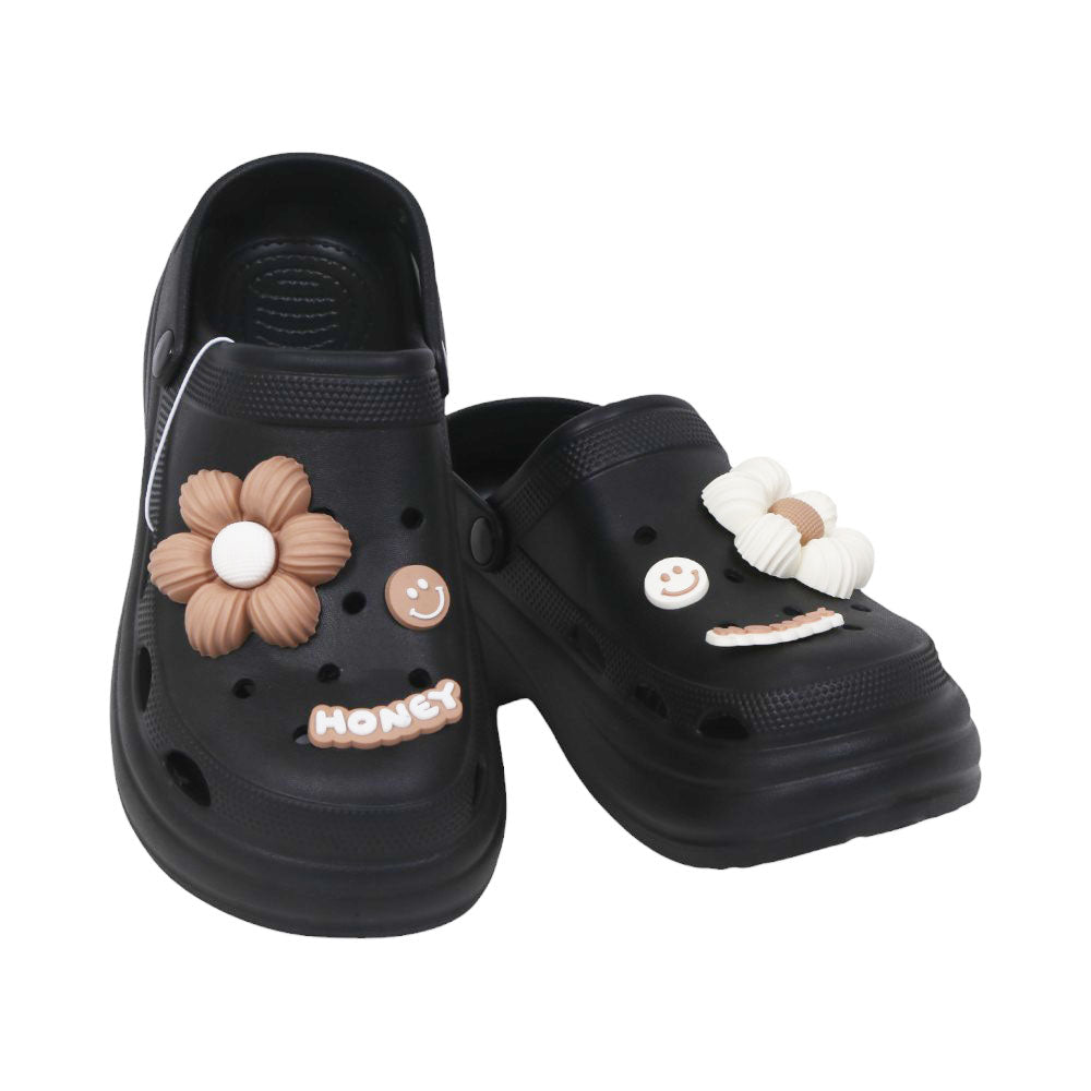 LADIES CROCS IR 35-40 BLACK EVA-E955
