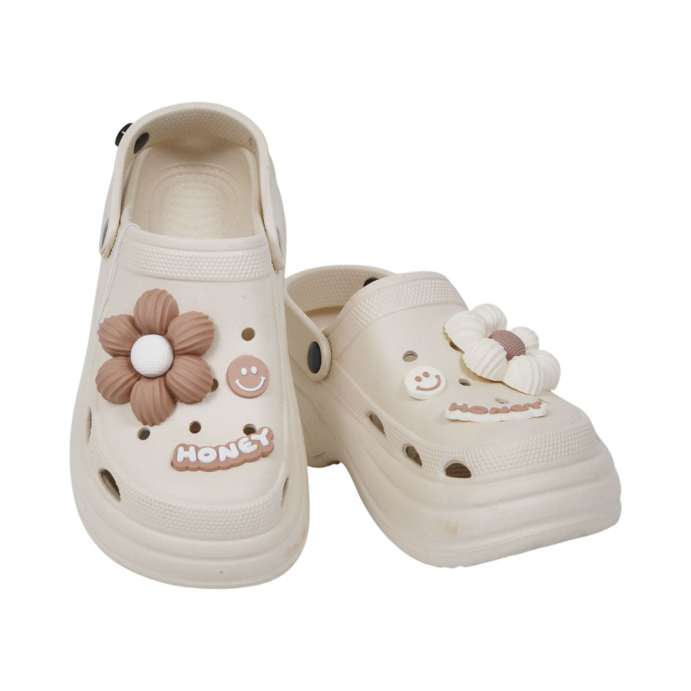 LADIES CROCS IR 35-40 BEIGE EVA-E955