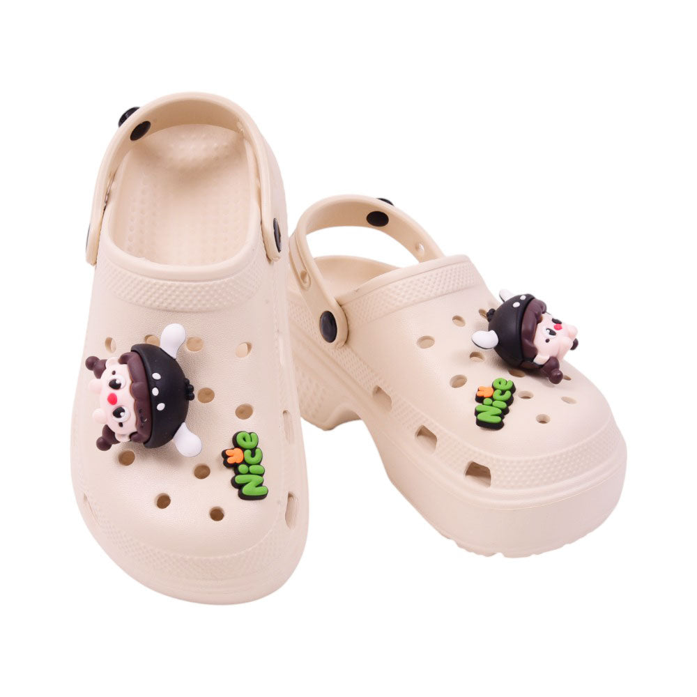 LADIES CROCS IR 35-40 BEIGE EVA-E935+2