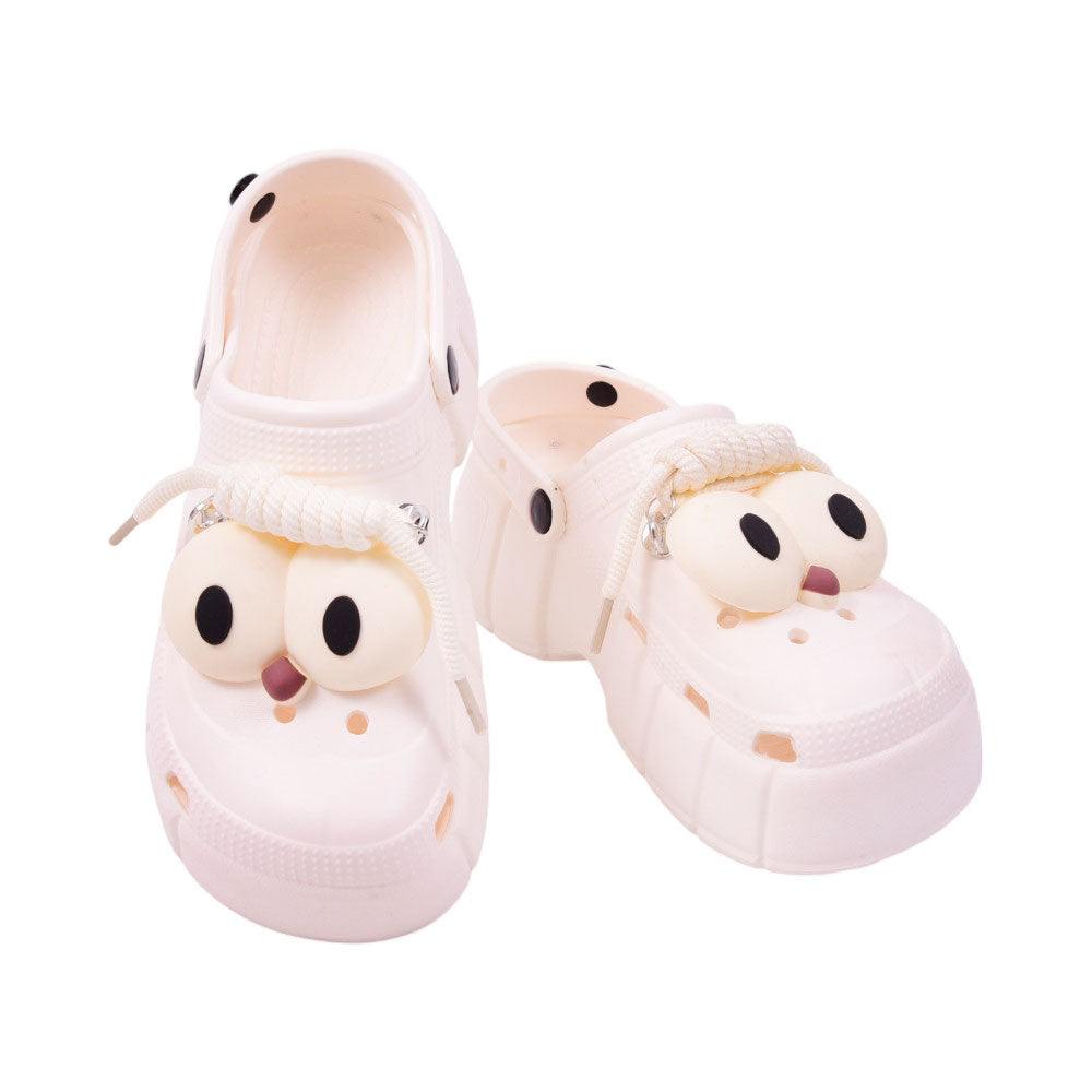 LADIES CROCS IR 35-40 WHITE EVA-E933+1