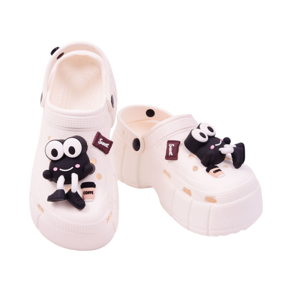 LADIES CROCS IR 35-40 WHITE EVA-E933+6