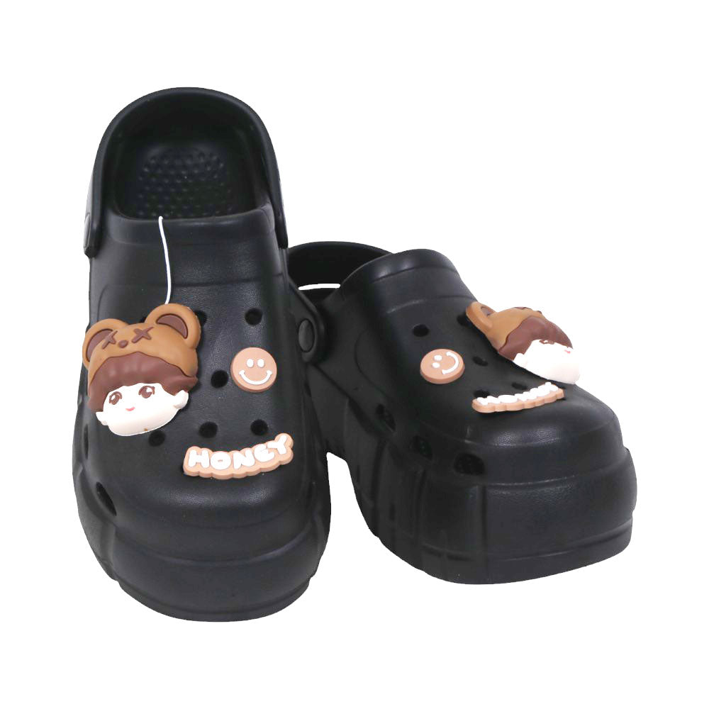 LADIES CROCS IR 35-40 BLACK EVA-E953