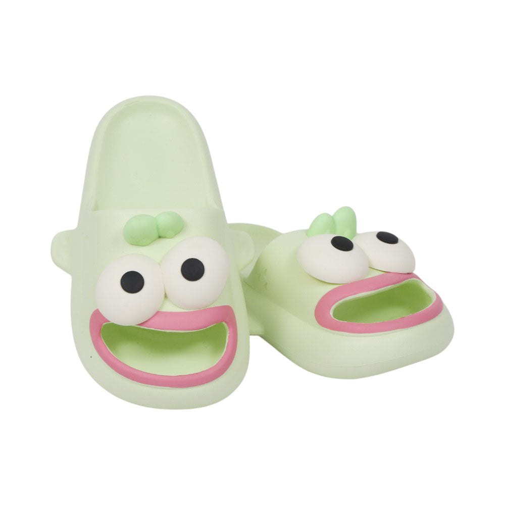 GIRLS SLIPPER IR 30-35 GREEN EVA-E56