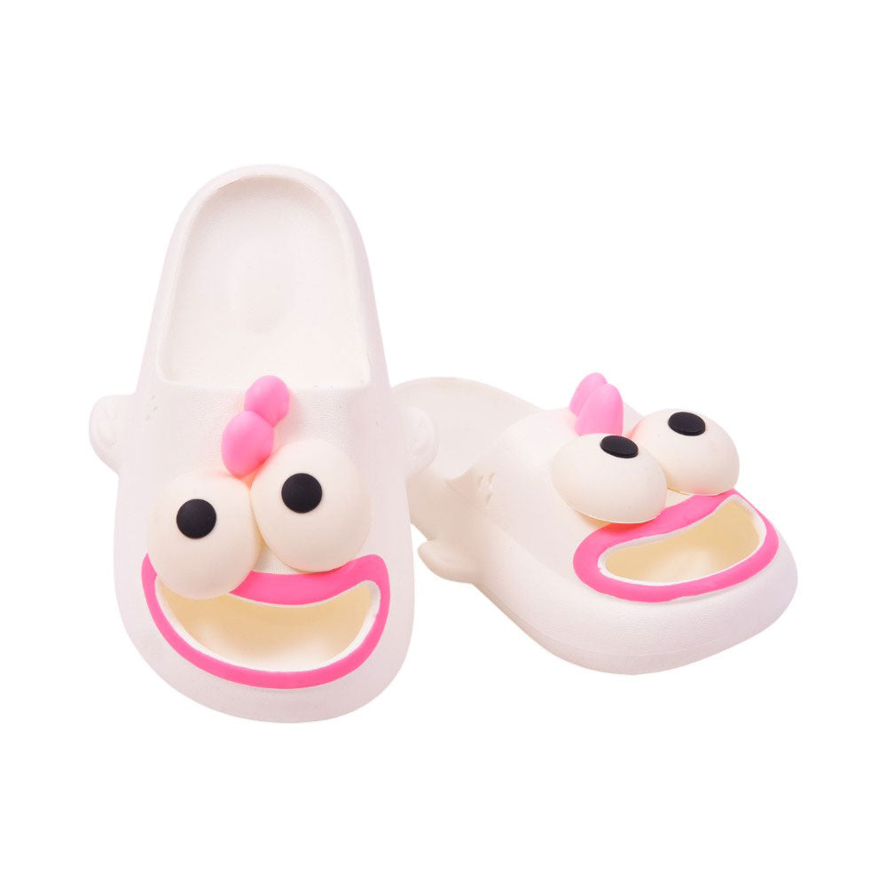 GIRLS SLIPPER IR 30-35 WHITE EVA-E56