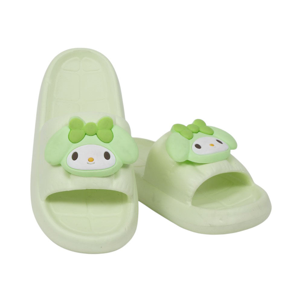 LADIES SLIPPER IR 35-40 GREEN PVC-E39