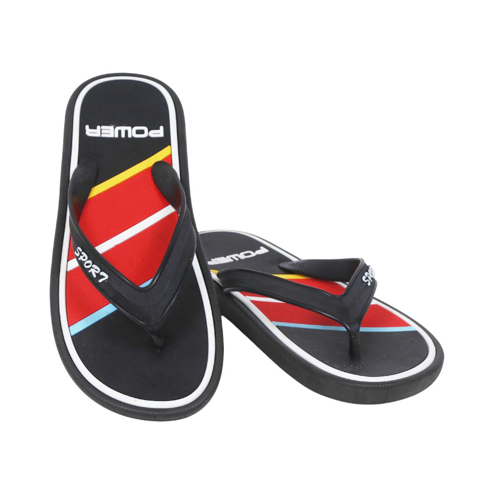 MENS FLIPFLOP IR 40-44 RED PVC-1699+15