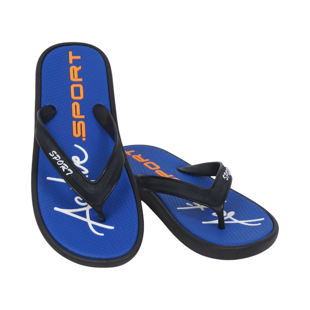 MENS FLIPFLOP IR 40-44 BLUE PVC-1699+12