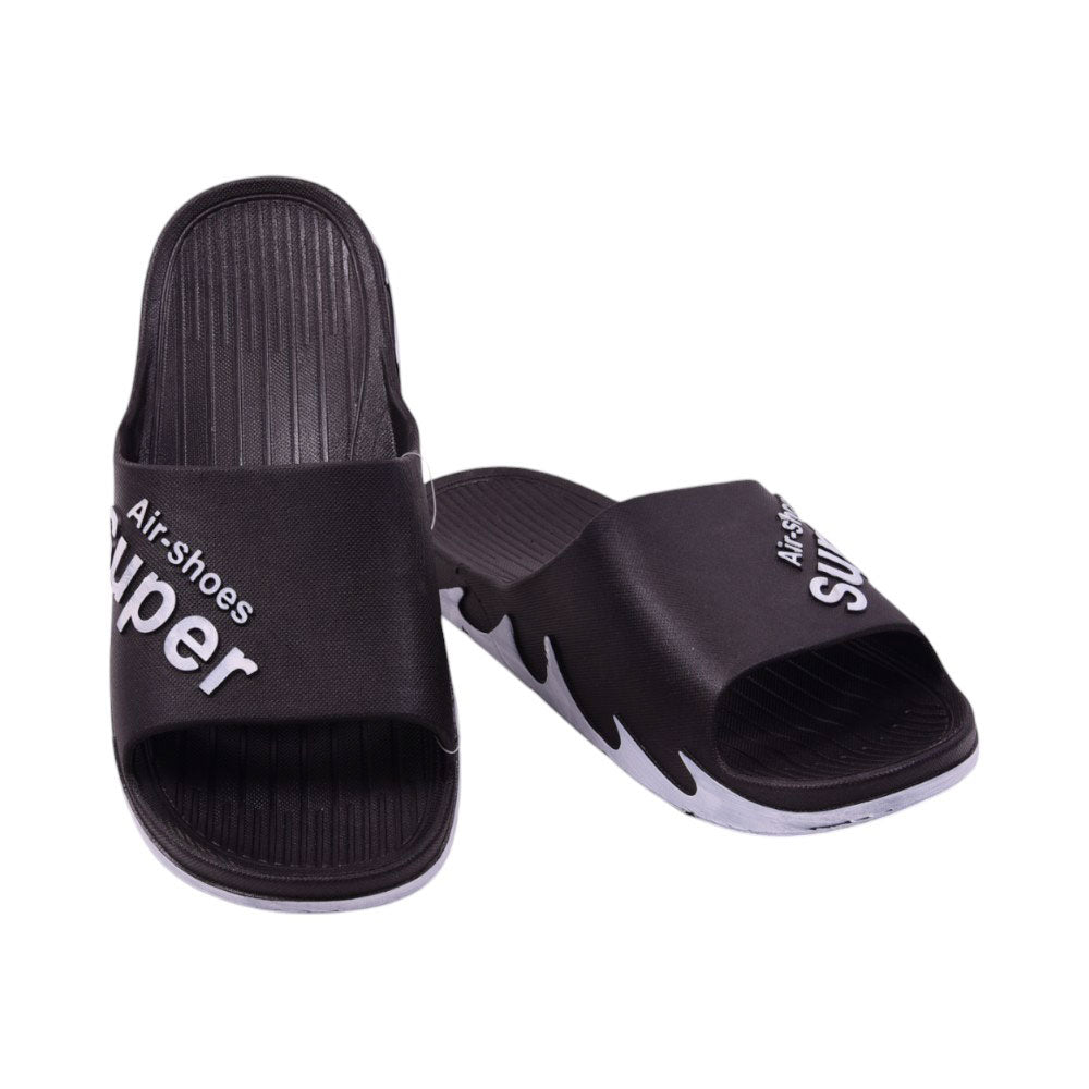 MENS SLIPPER IR 40-44 BLACK PVC-K605
