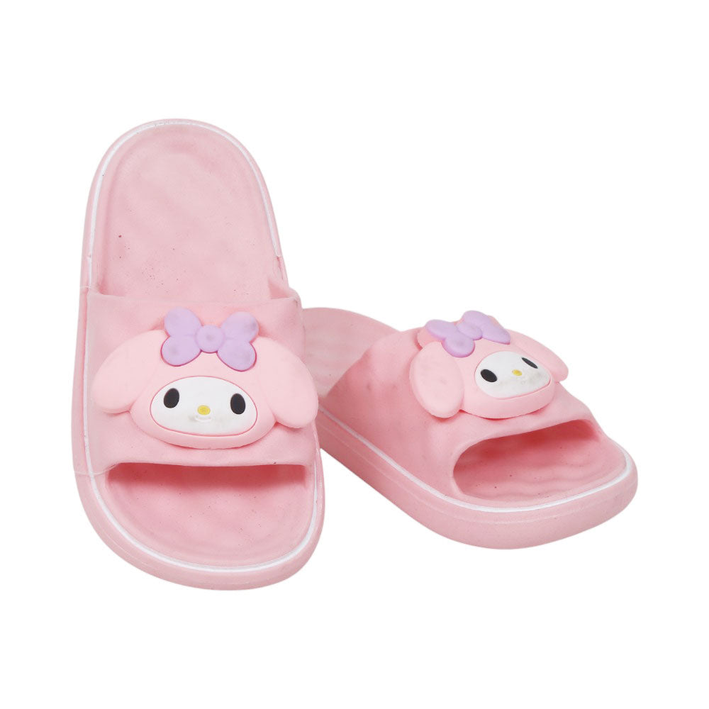 GIRLS SLIPPER IR 26-30 PINK PVC-214