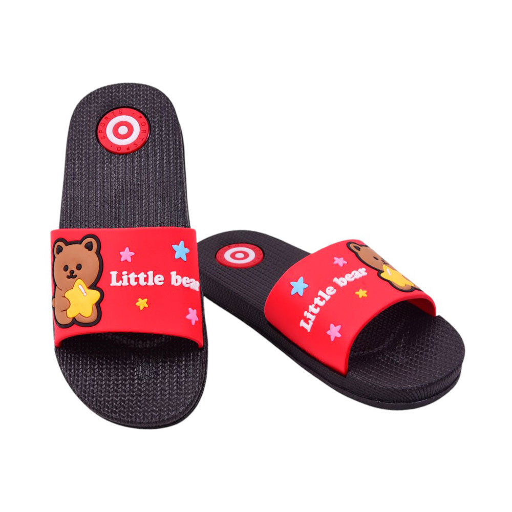 BOYS SLIPPER IR 36-40 RED PVC-0888+2