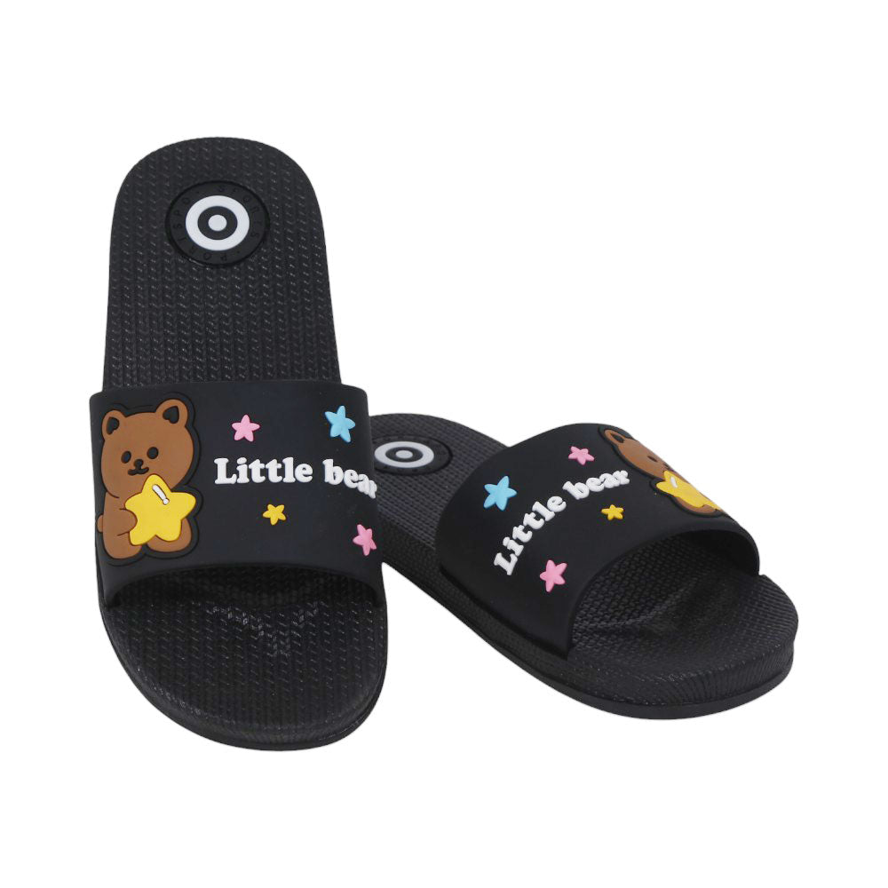 BOYS SLIPPER IR 36-40 BLACK PVC-0888+2