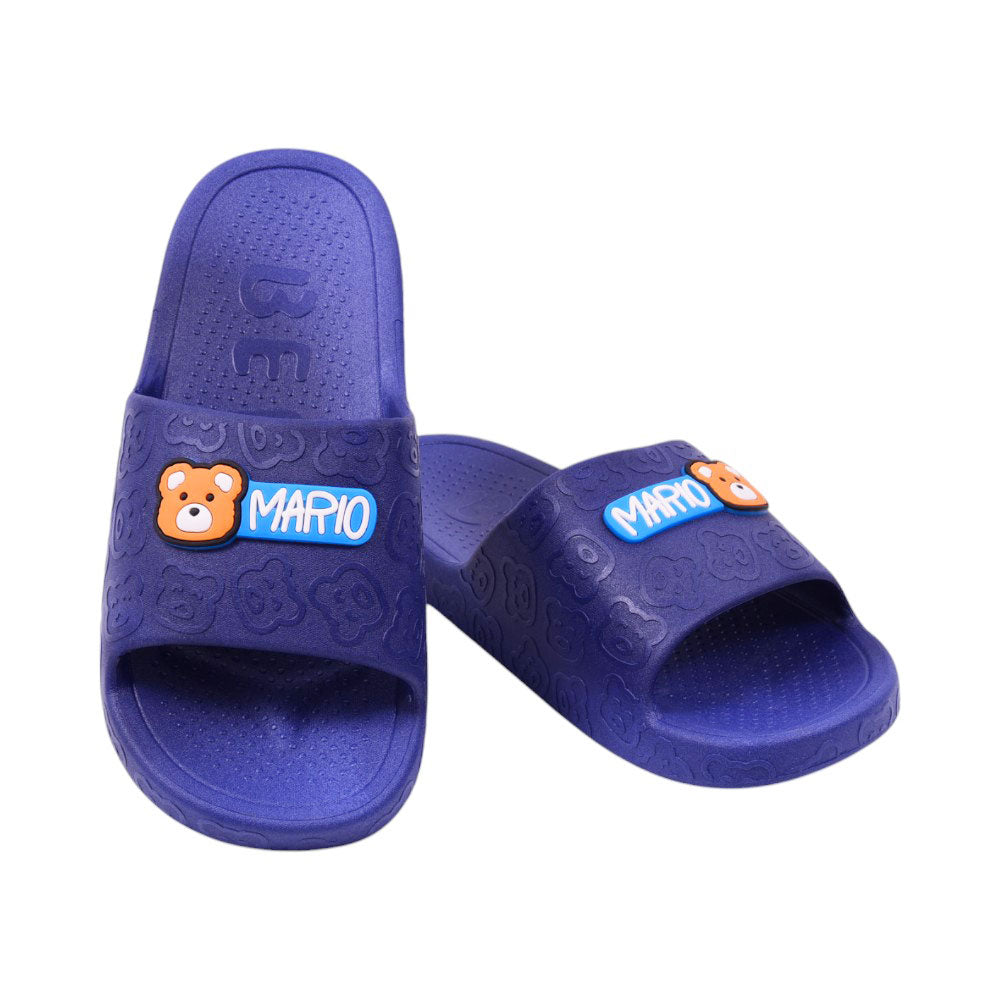 MENS SLIPPER IR 40-44 NAVY PVC-K582