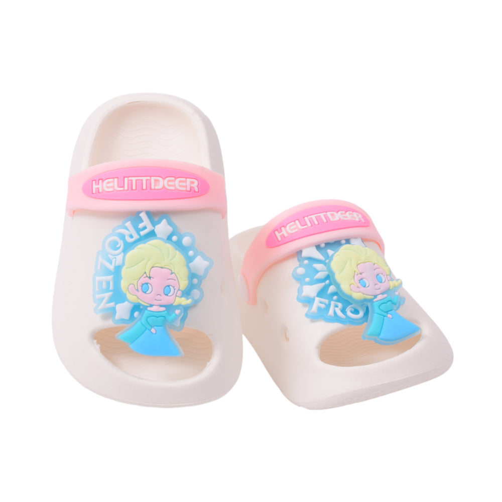 GIRLS SLIPPER IR 18-23 WHITE EVA-251-262