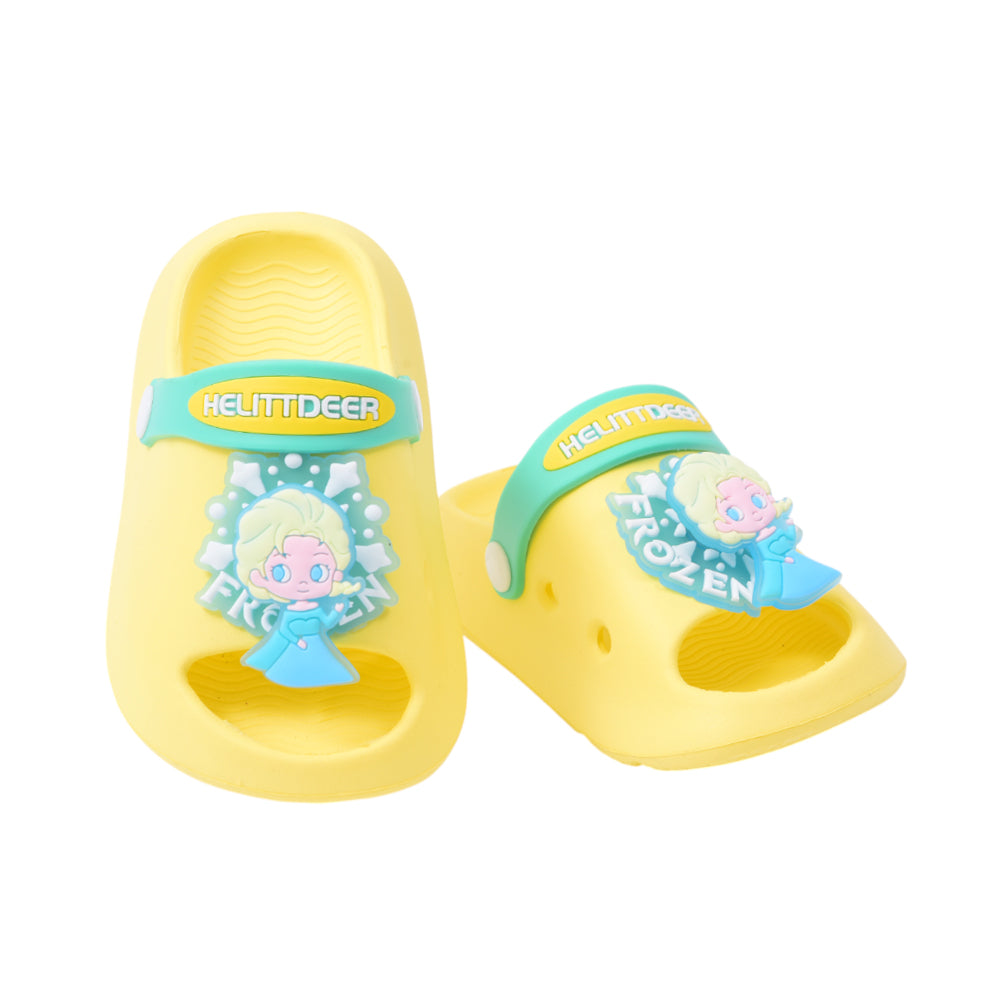 GIRLS SLIPPER IR 24-29 YELLOW EVA-239-250