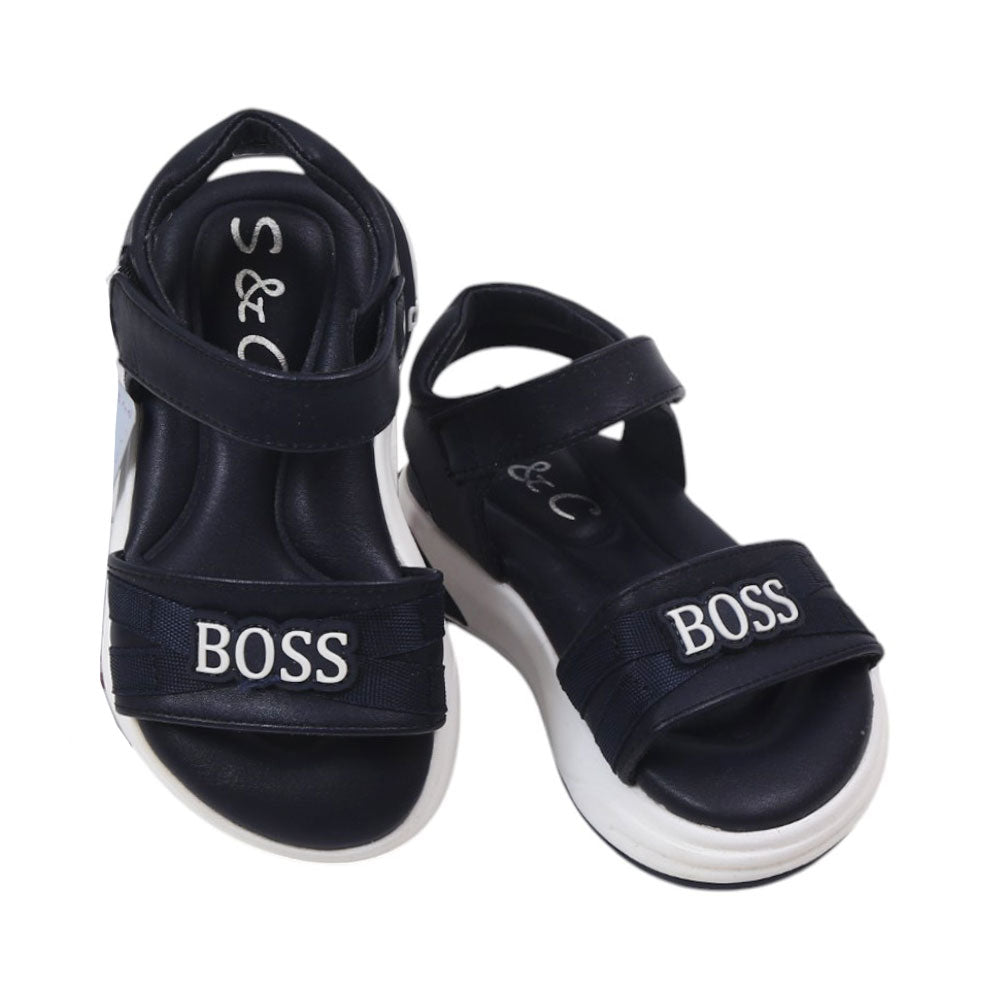 BOYS SANDAL 20-25 NAVY H002