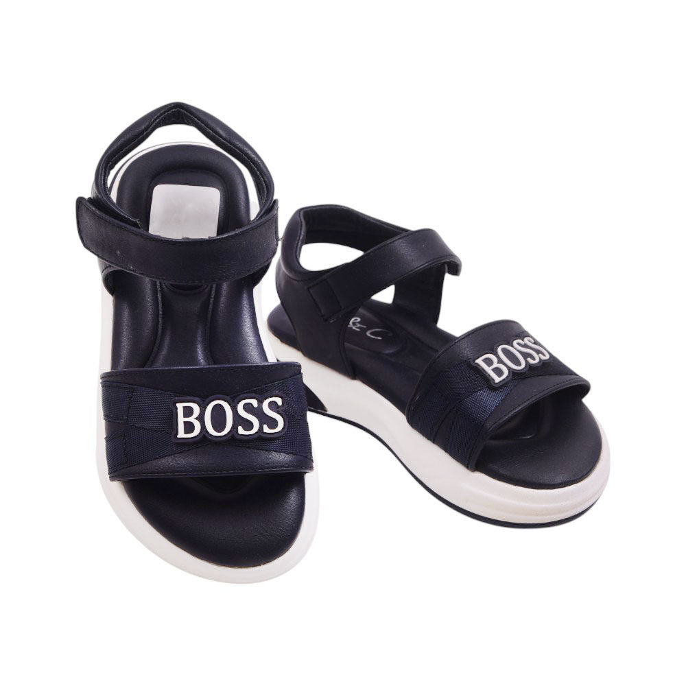 BOYS SANDAL 26-31 NAVY H002
