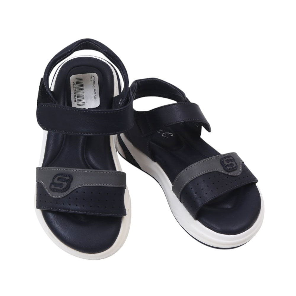 BOYS SANDAL 26-31 NAVY H010