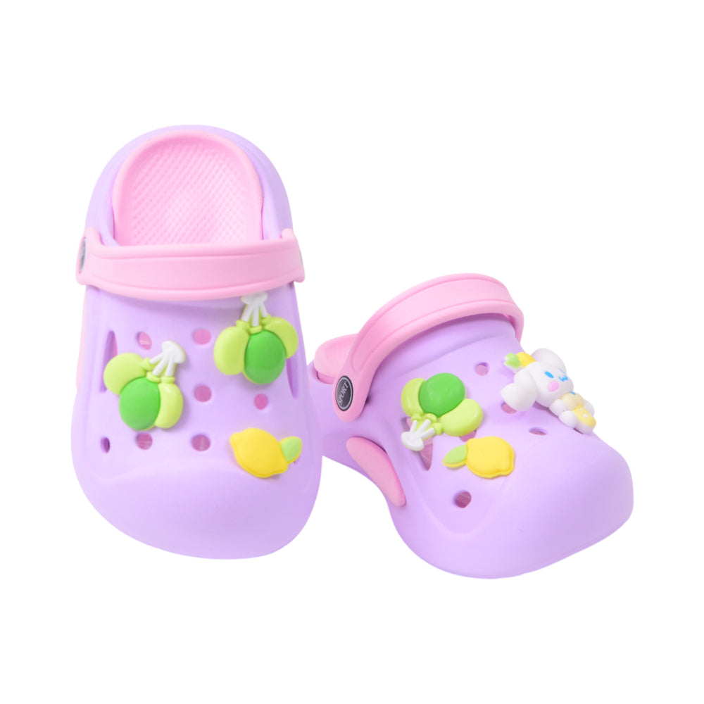 GIRLS CROCKS IR 22-23 PURPLE 1390-37 EVA