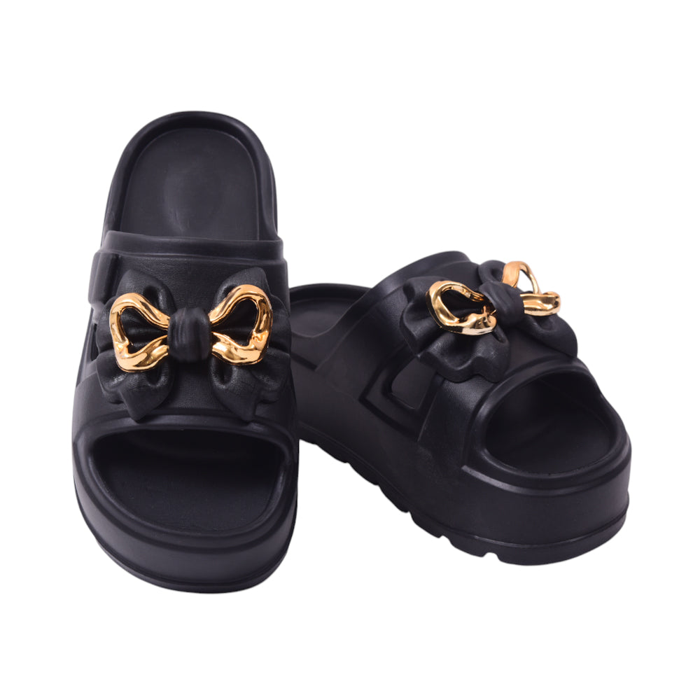 LADIES SLIPPER IR 40-41 BLACK 307-5 EVA