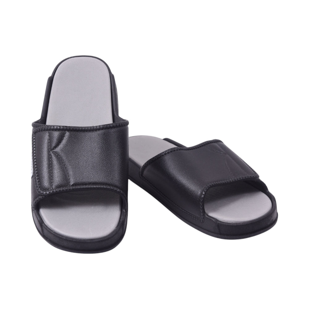 MEN SLIPPER IR 44 BLACK 8989-1 PVC+EVA