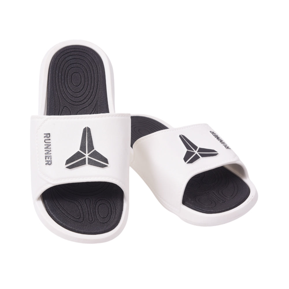 MENS SLIPPER 41 WHITE 3376+1 PVC+EVA 40-45