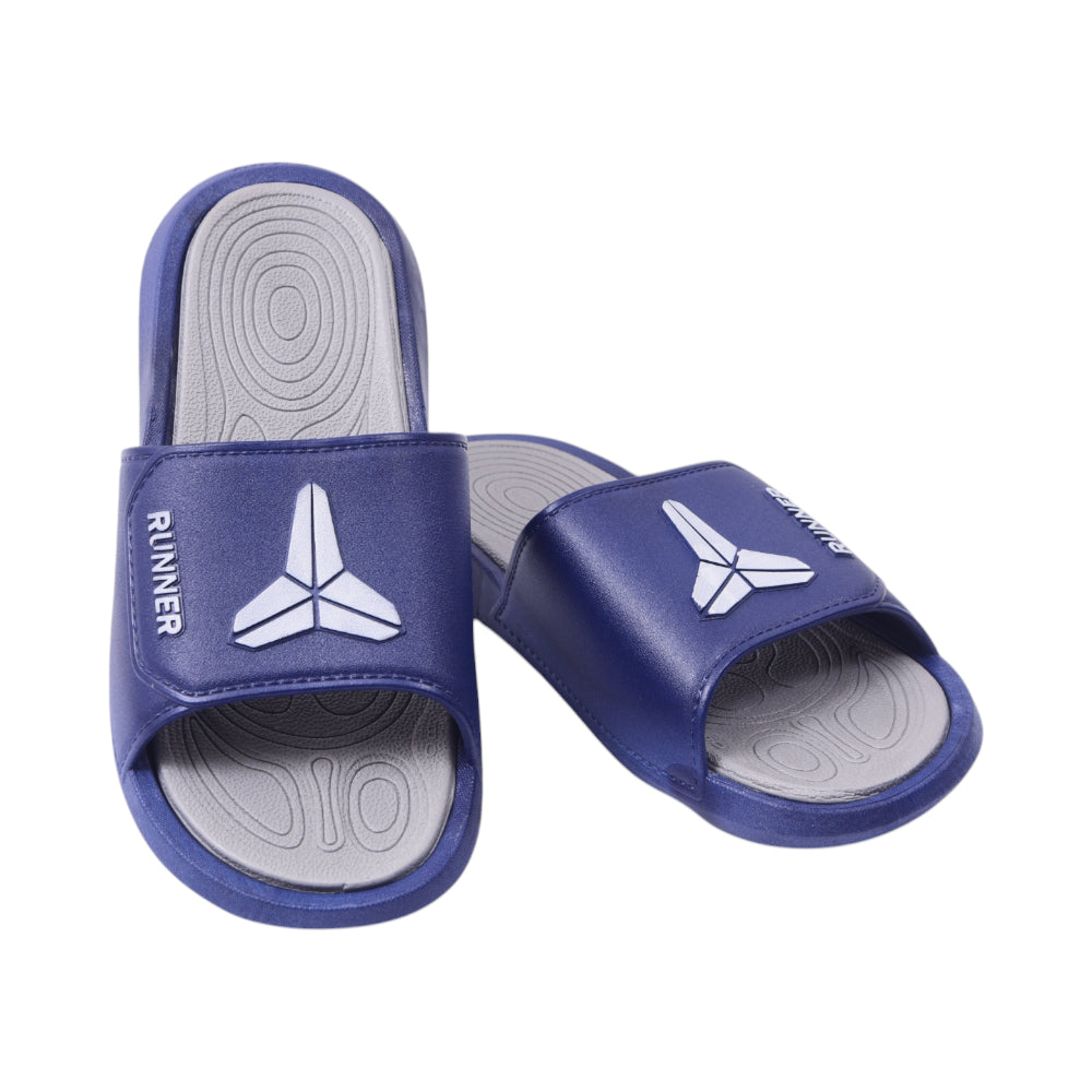 MENS SLIPPER 40 NAVY 3376+1 PVC+EVA 40-45