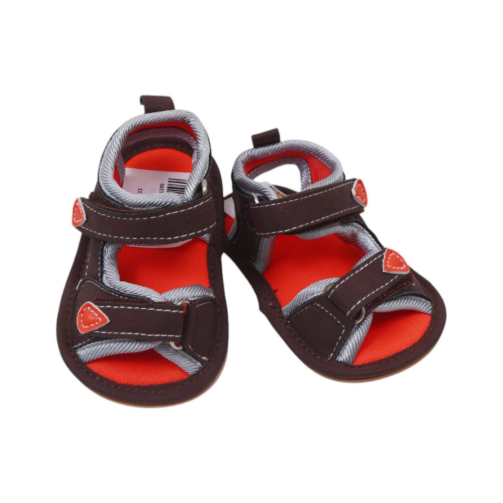 BOYS SANDAL COFFEE 11 B-1 11-13