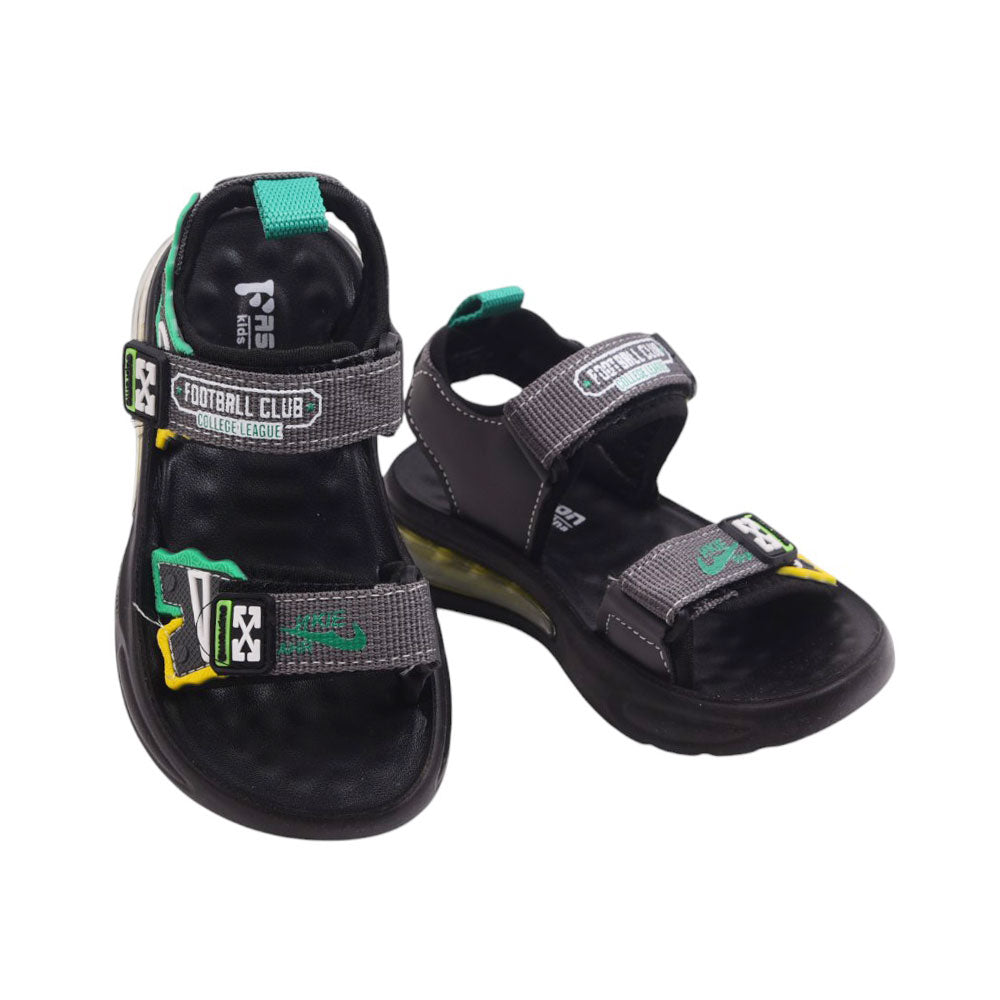 BOYS SANDAL 27 GREEN-GREY A2412 27-32