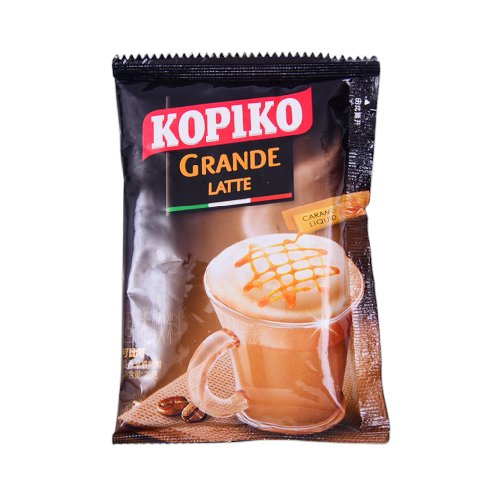 KOPIKO COFFEE GRANDE LATTE CARAMEL 29 GM