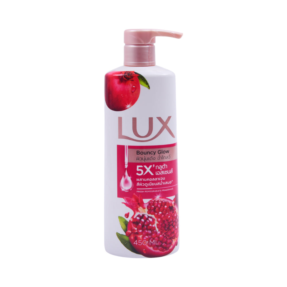 LUX SHOWER GEL BOUNCY GLOW POMEGRANATE 450 ML