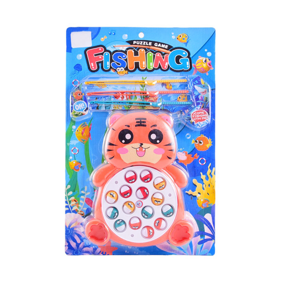 137-12 TIGER FISHING GAME IN CARD