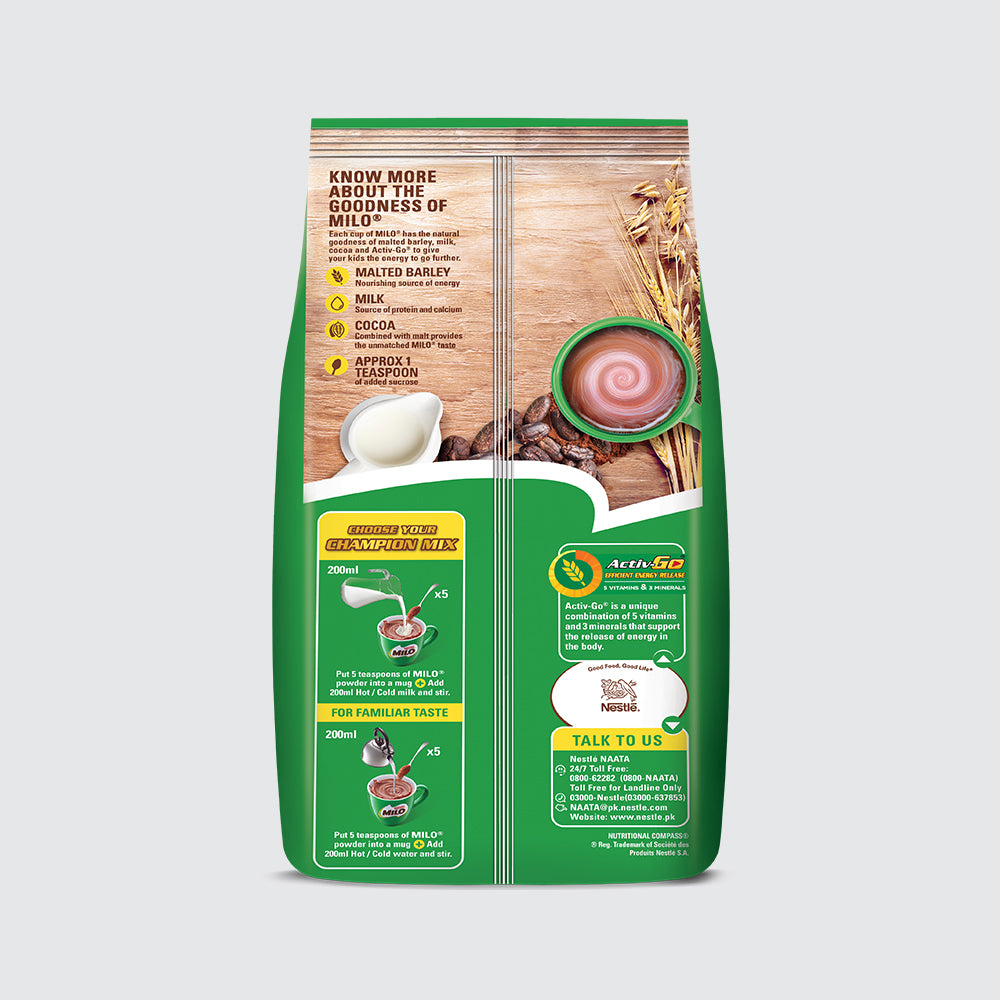 NESTLE MILO POWDER ACTIVE GO POUCH 300 GM