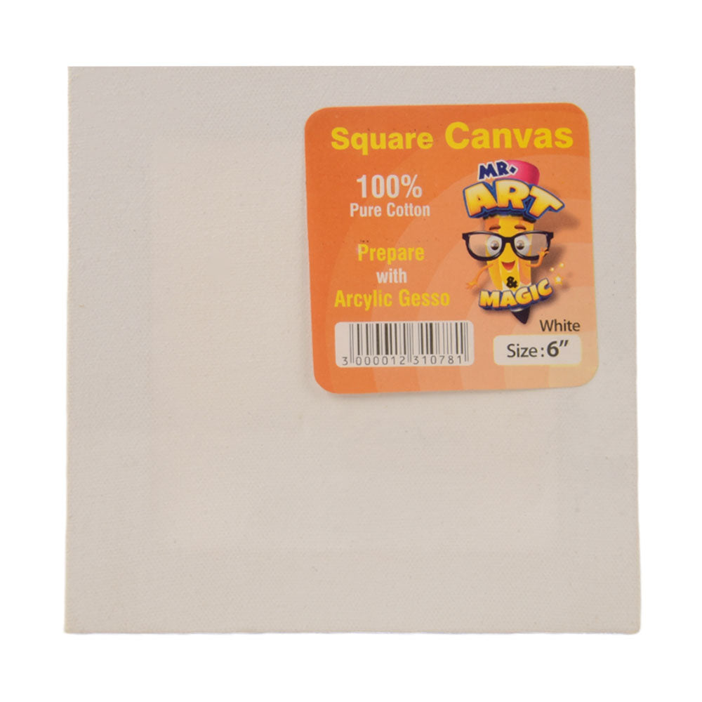 3106 MR.ART MAGIC SQUARE CANVAS 6INCH