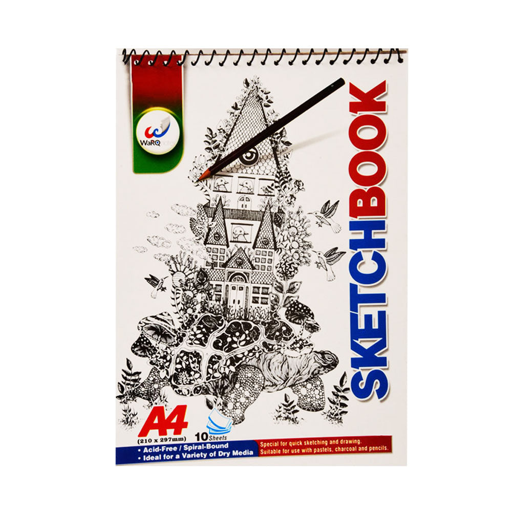 6101 WARQNOTES SKETCH BOOK 10 SHEETS A4