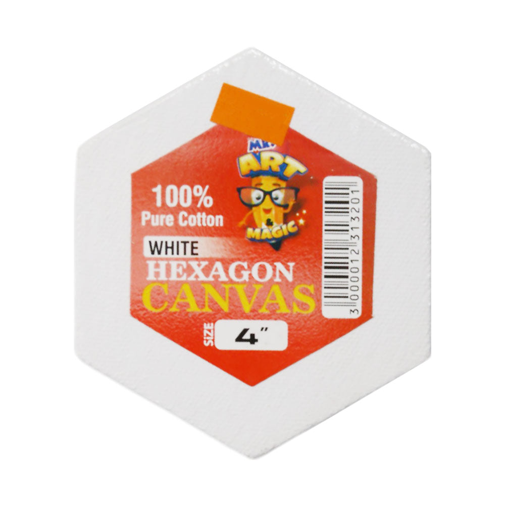 3304 CANVAS BOARD HEXAGON 4INCH
