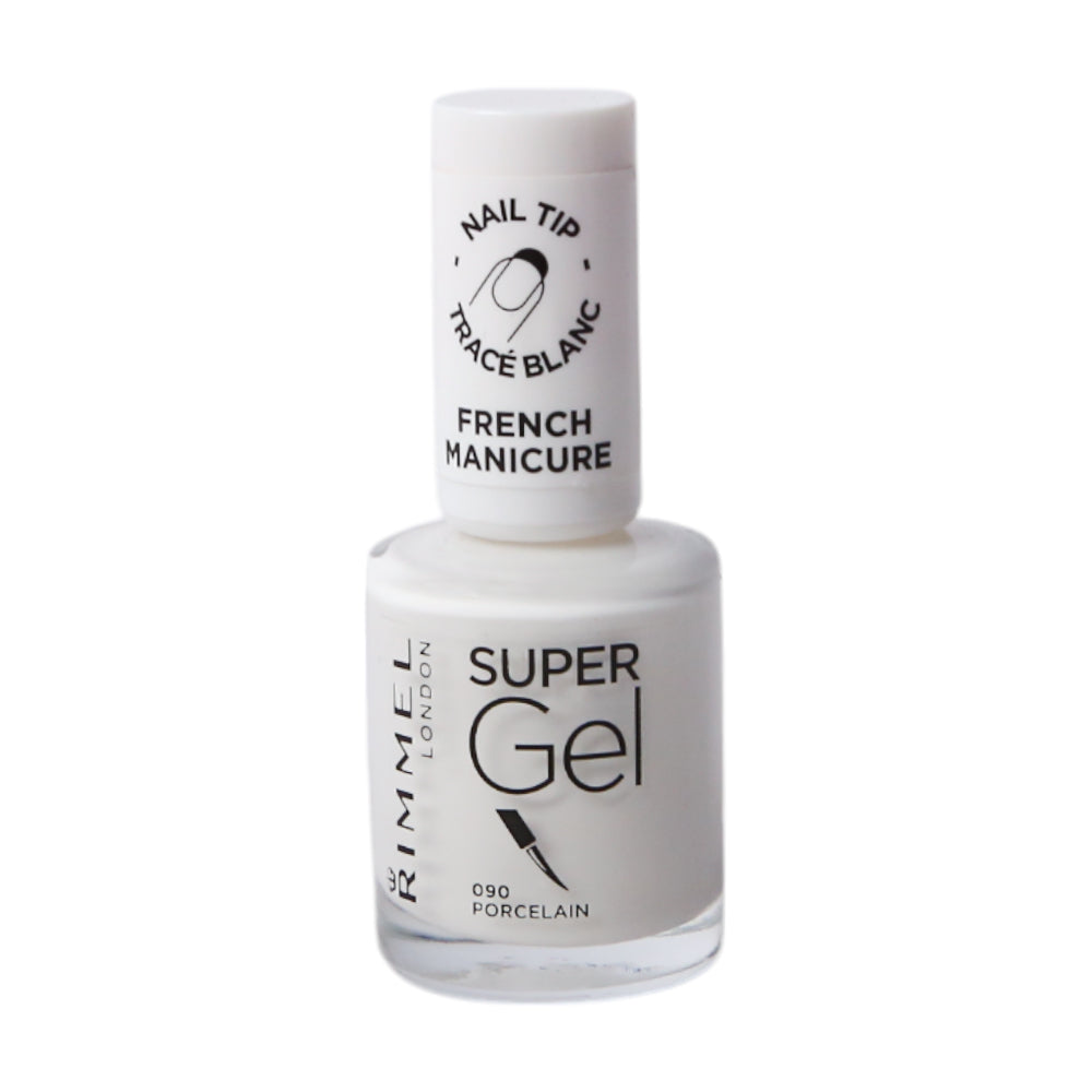 RIMMEL SUPER GEL NAIL POLISH 090 PORCELAIN 12ML