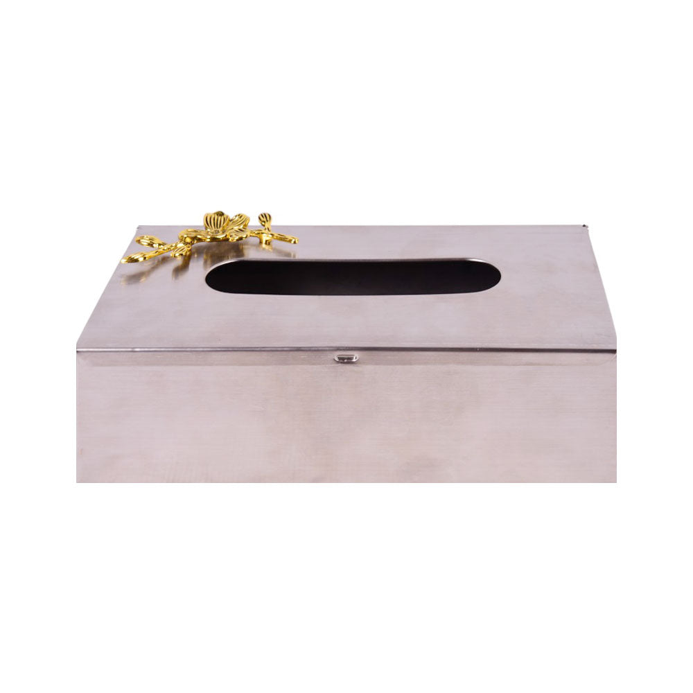 TISSUE BOX METAL SILVER 3071