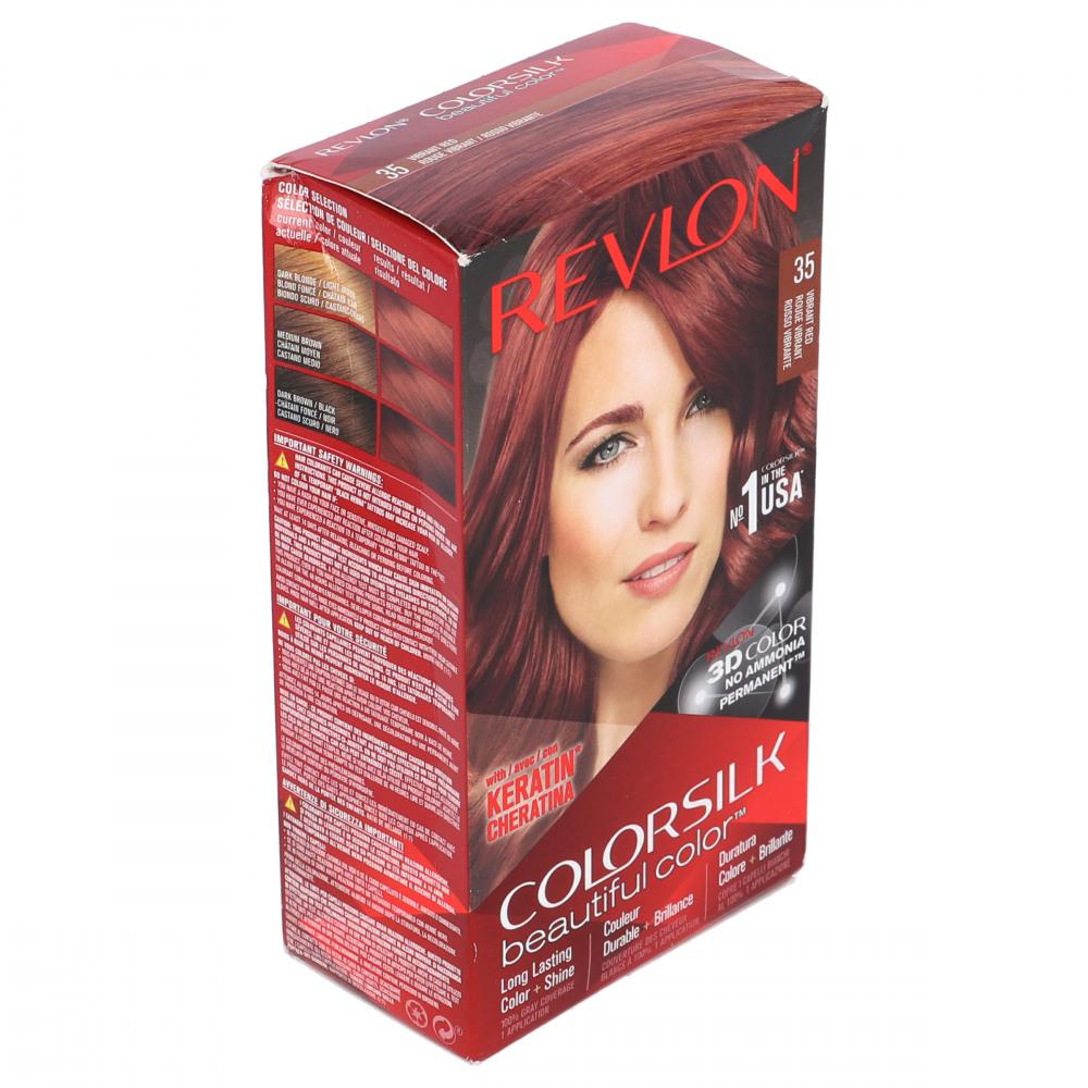 REVLON HAIR COLOR SILK VIBRANT RED 35
