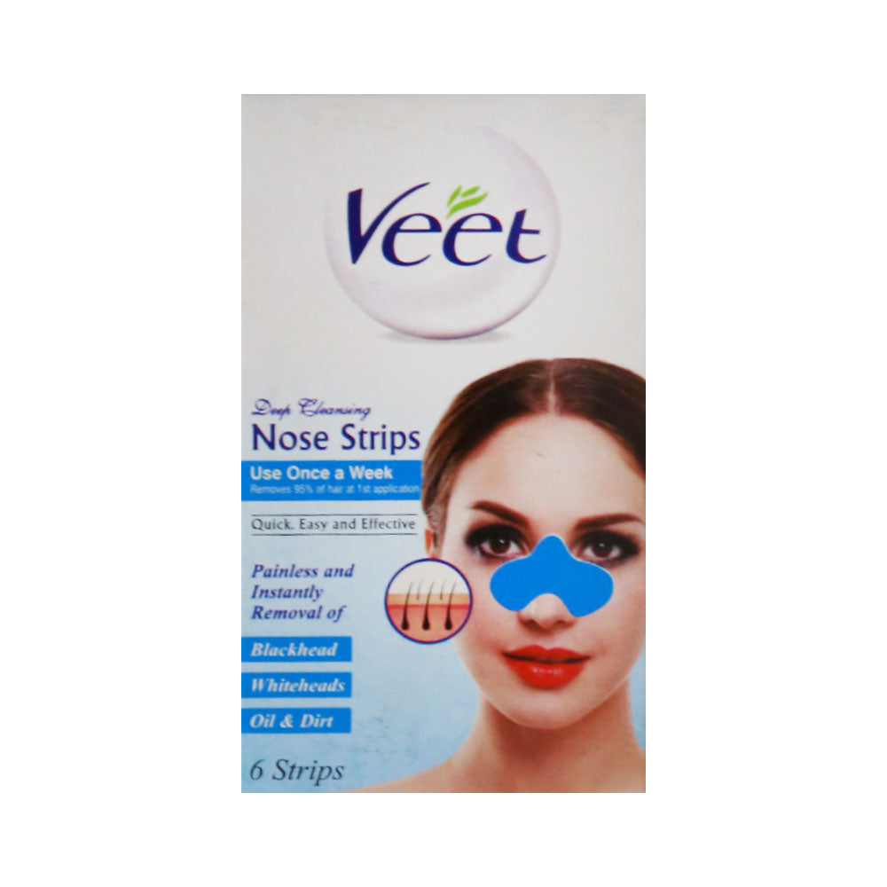 VEET NOSE STRIPS BLUE 6PCS
